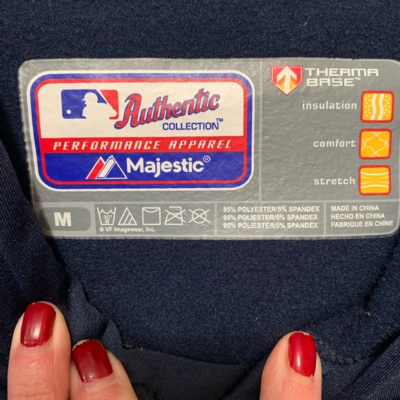 Detroit Tigers 2012 World Series hooded sweatshirt Sz M. MLB Authentic Majestic. - Picture 3 of 4